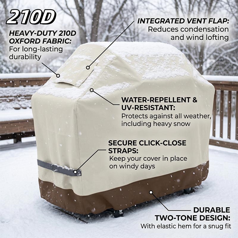 Outdoor Furniture Manufacturer - Чехол для газового гриля 210D, бежевый,