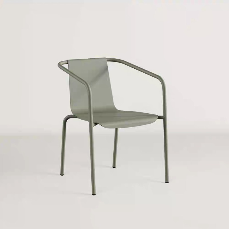 Outdoor Furniture Metal Chairs - Скандинавский комплект мебели для патио: длинный