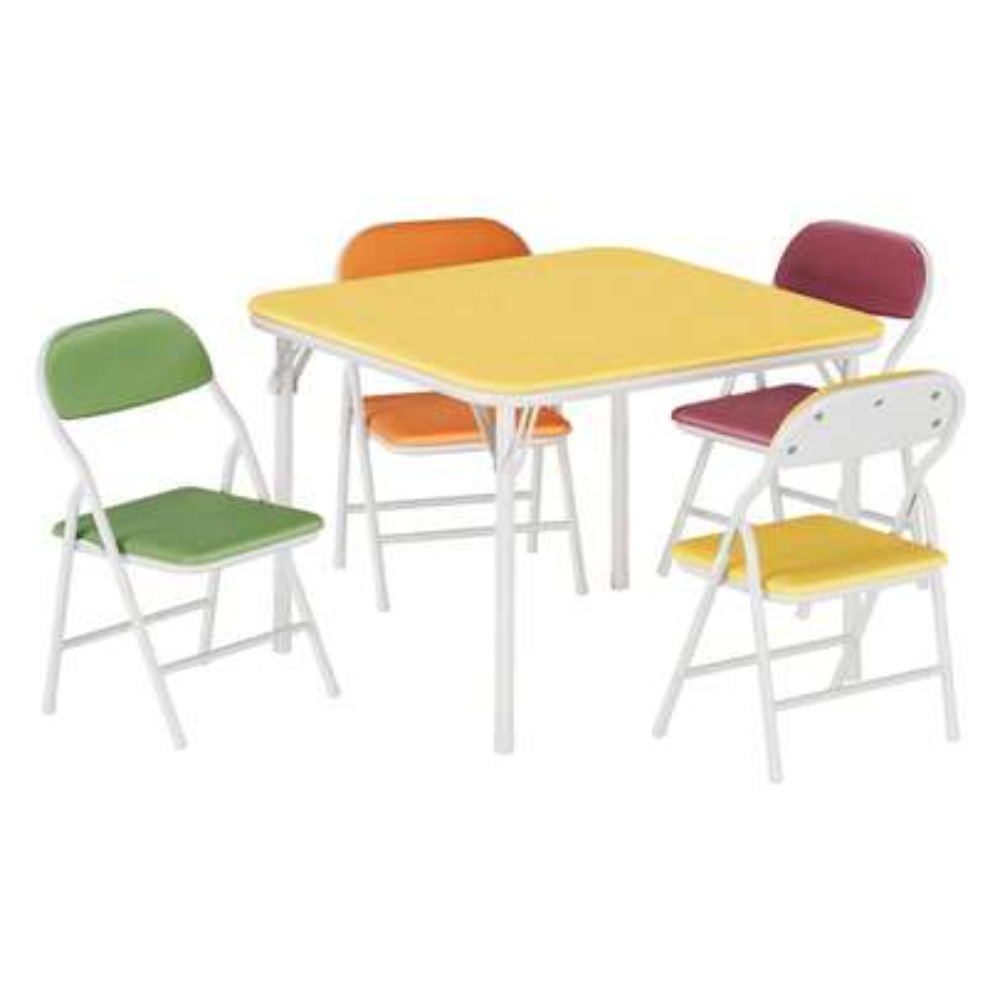 Outdoor Furniture Table And Chairs - Складной квадратный стол и стулья для