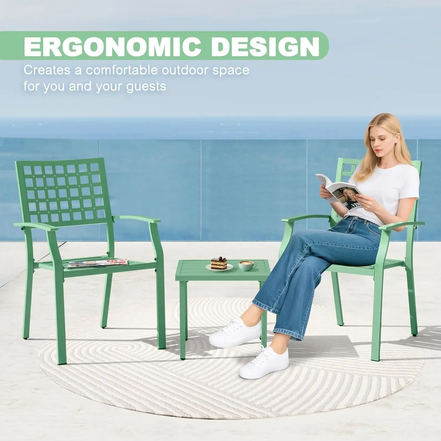 Комплект уличной мебели для би – обзор и цена Outdoor Furniture Metal Chairs