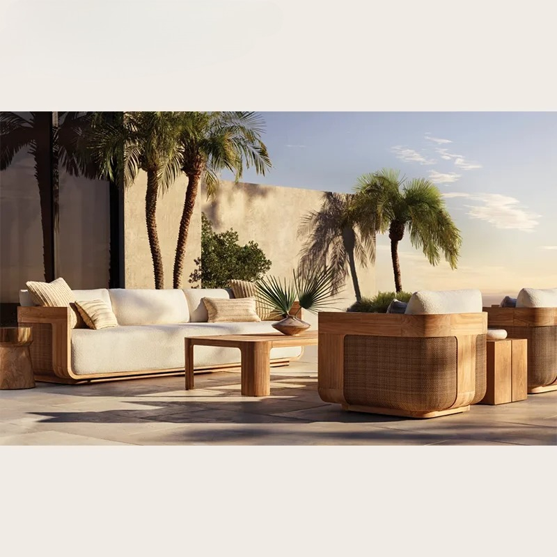 Уличный диван из тикового дере – обзор и цена Outdoor Furniture Luxury