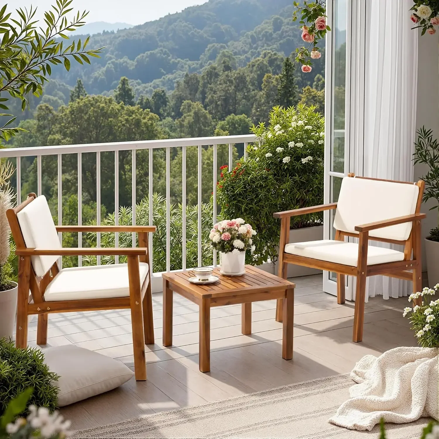 Комплект садовой мебели из 3 п – обзор и цена Outdoor Furniture Table And Chairs