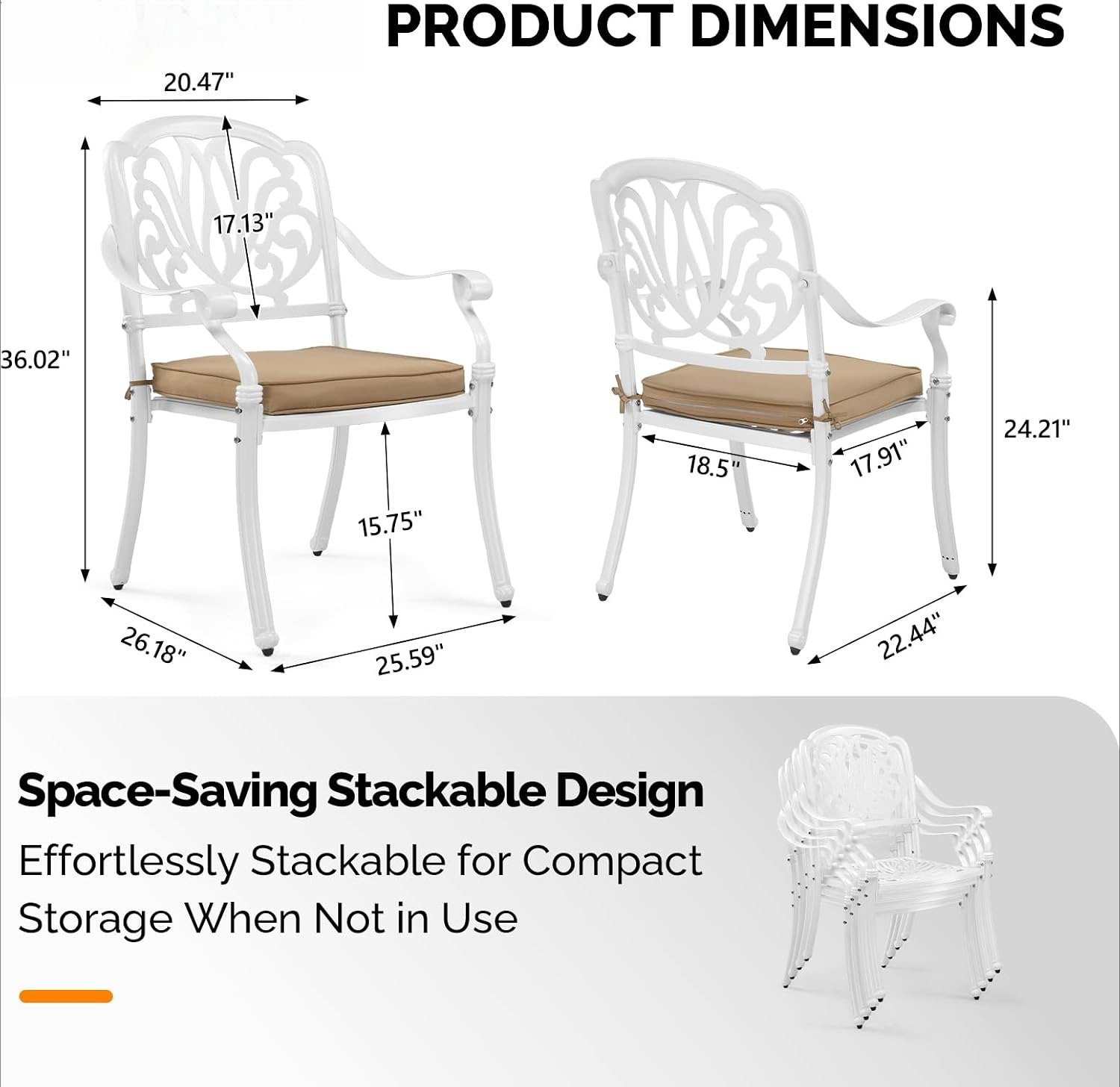 Набор обеденных стульев для па – обзор и цена Outdoor Furniture Metal Chairs
