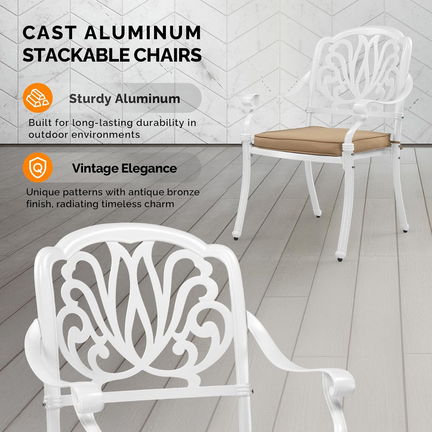 Набор обеденных стульев для па – обзор и цена Outdoor Furniture Metal Chairs