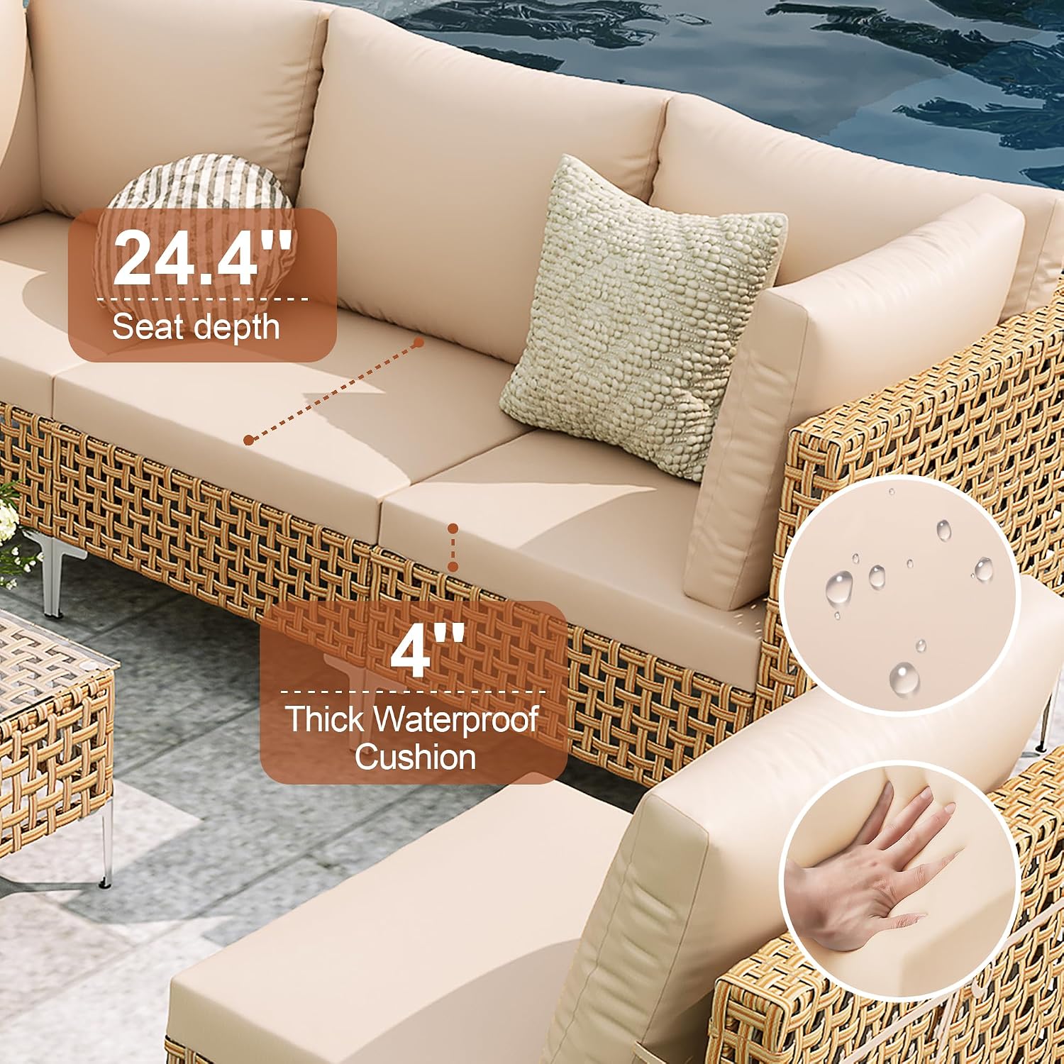 Бохо-комплект уличной мебели д – обзор и цена Outdoor Furniture From China