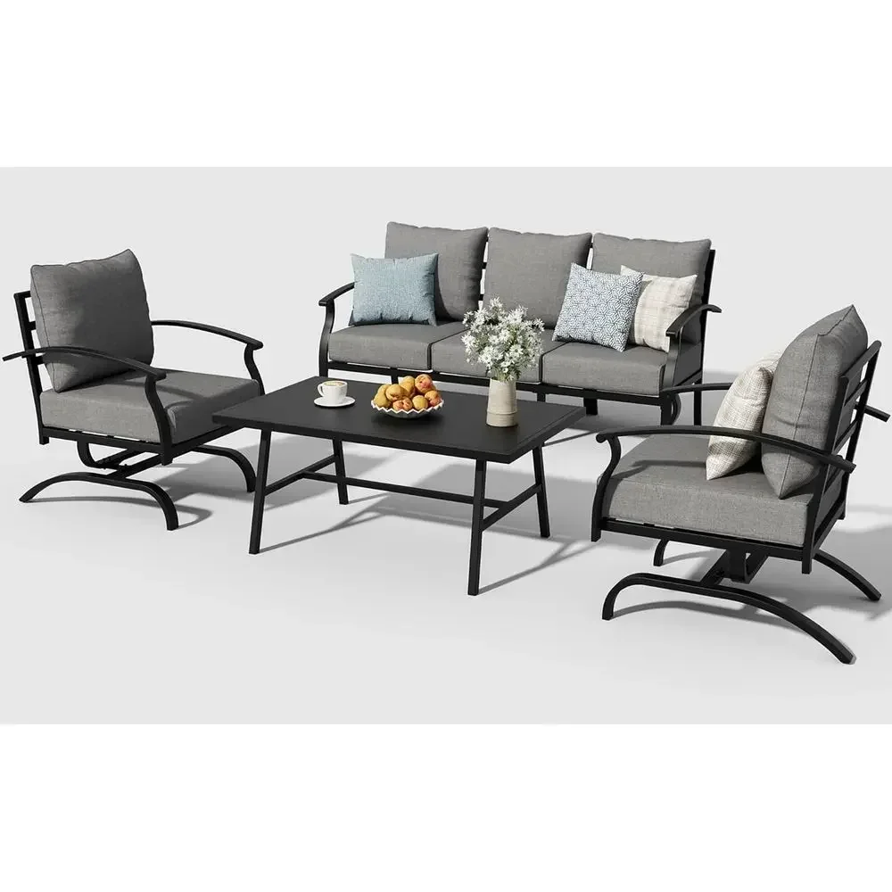 Серый металлический комплект с – обзор и цена Outdoor Furniture Metal Chairs