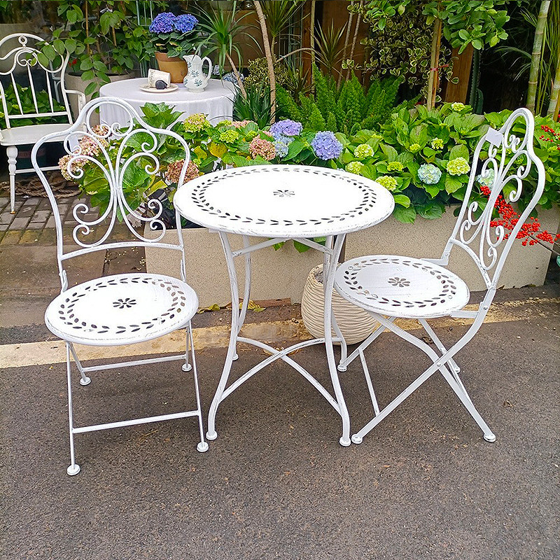 Французский деревенский стиль: – обзор и цена Outdoor Furniture Metal Chairs