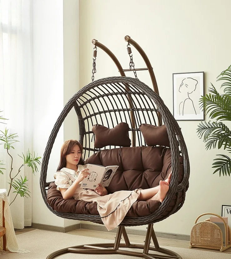 Подвесное кресло-качалка из ро – обзор и цена Garden Swing Chair