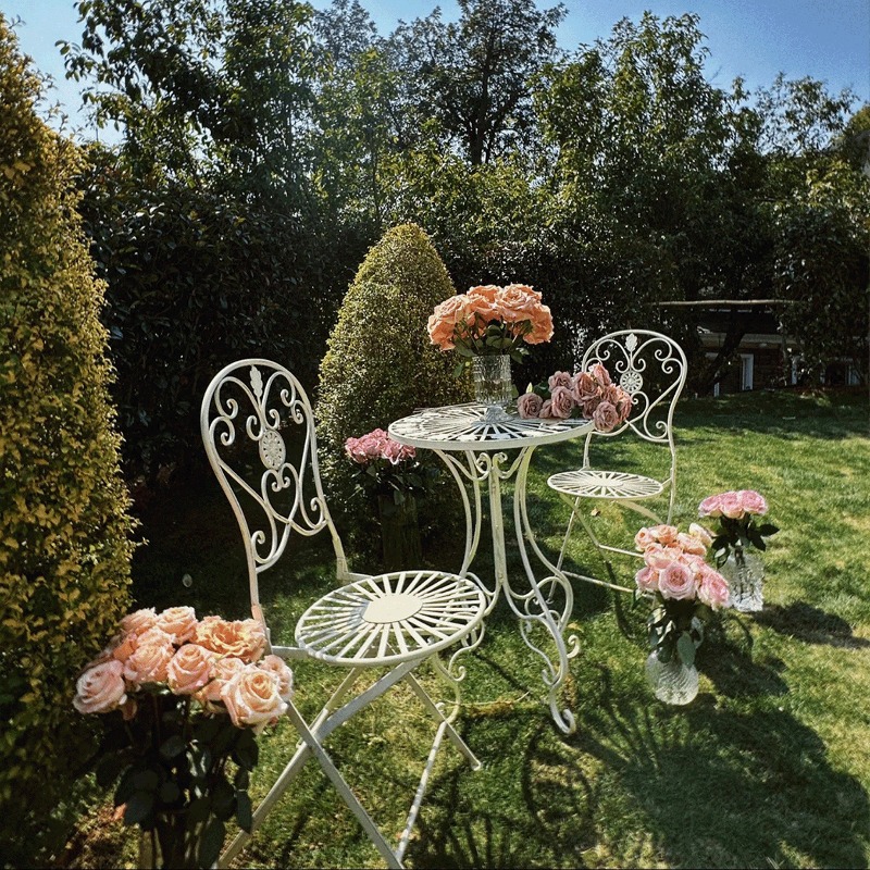Французские винтажные железные – обзор и цена Outdoor Furniture Metal Chairs