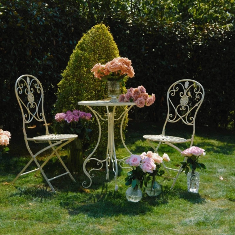 Французские винтажные железные – обзор и цена Outdoor Furniture Metal Chairs
