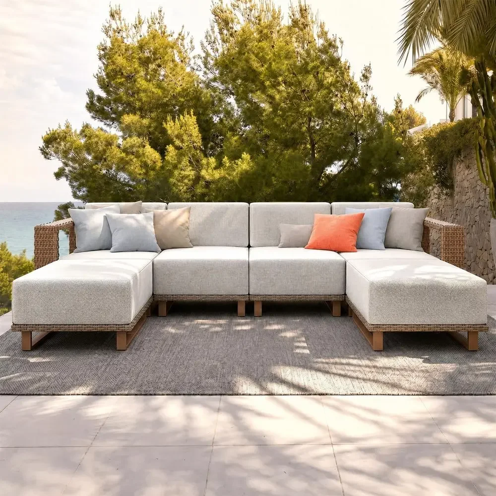 6-местный комплект садовой меб – обзор и цена Outdoor Furniture Luxury
